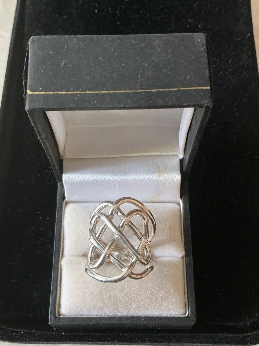 Silver Knot Statement Ring - Women Jewelry